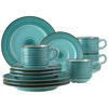 KAFFEESERVICE Blau Prospero 12-teilig  - Blau, Basics, Keramik (24,5/24,5/22,5cm) - Mäser