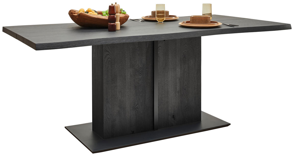 ESSTISCH in Holz 190/95/76 cm  - Anthrazit, Design, Holz (190/95/76cm) - Johann Jakob