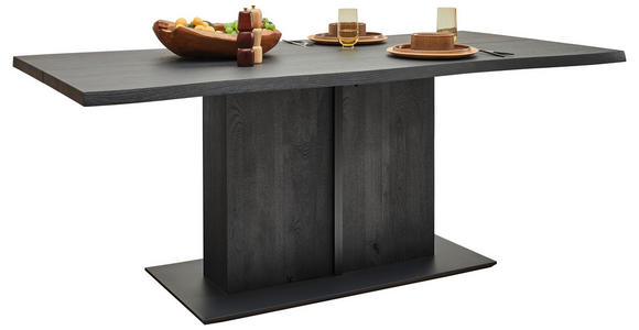 ESSTISCH in Holz 190/95/76 cm  - Anthrazit, Design, Holz (190/95/76cm) - Johann Jakob
