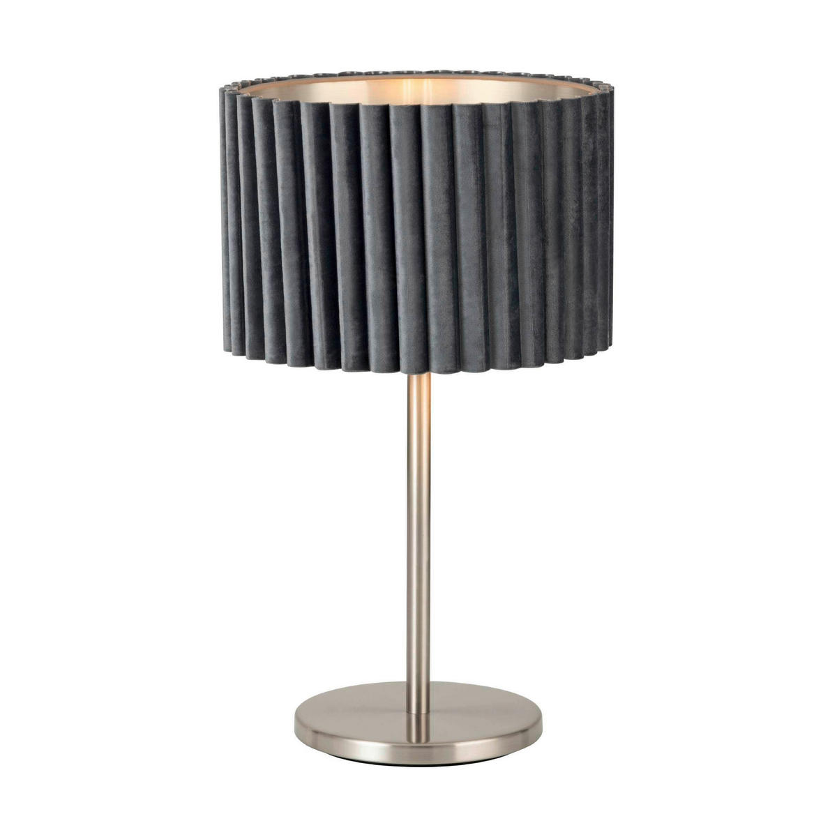 BORDSLAMPA   - grå, Basics, metall/textil (52cm) - Eglo
