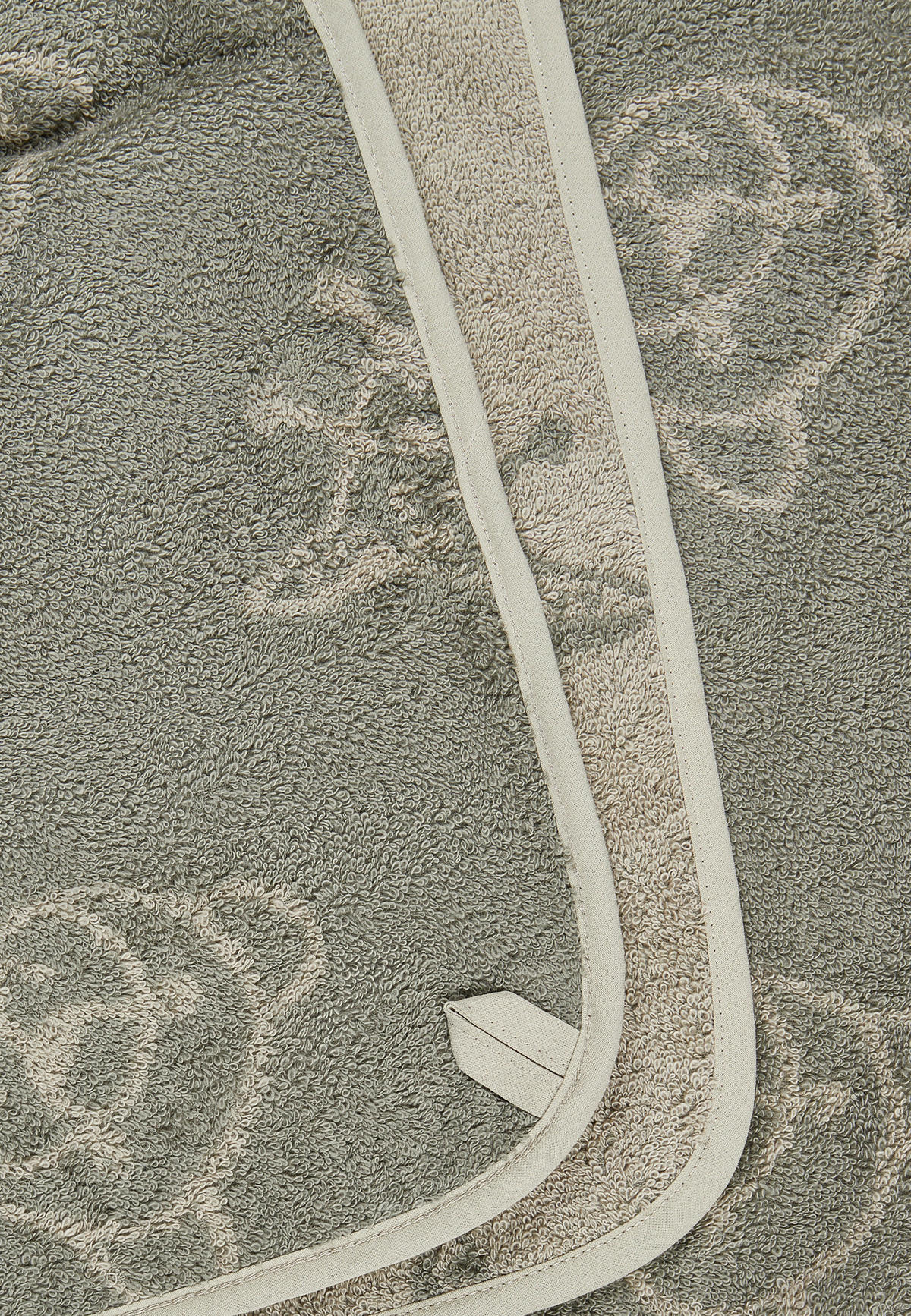 KAPUZENBADETUCH Safari  - Mintgrau, Basics, Textil (100/100/0,5cm) - Sterntaler