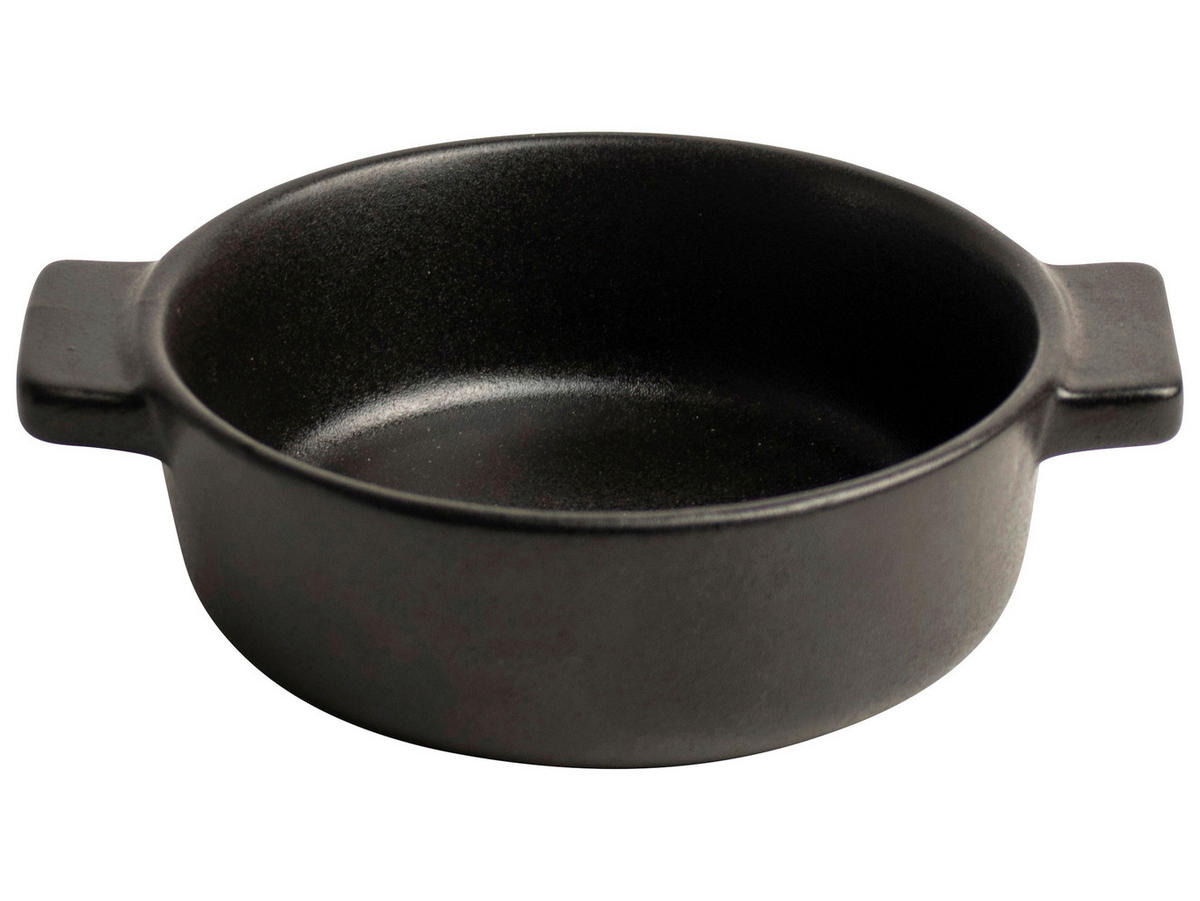 PEKAČ     - crna, Osnovno, keramika (12/12/4,2cm) - Gusta