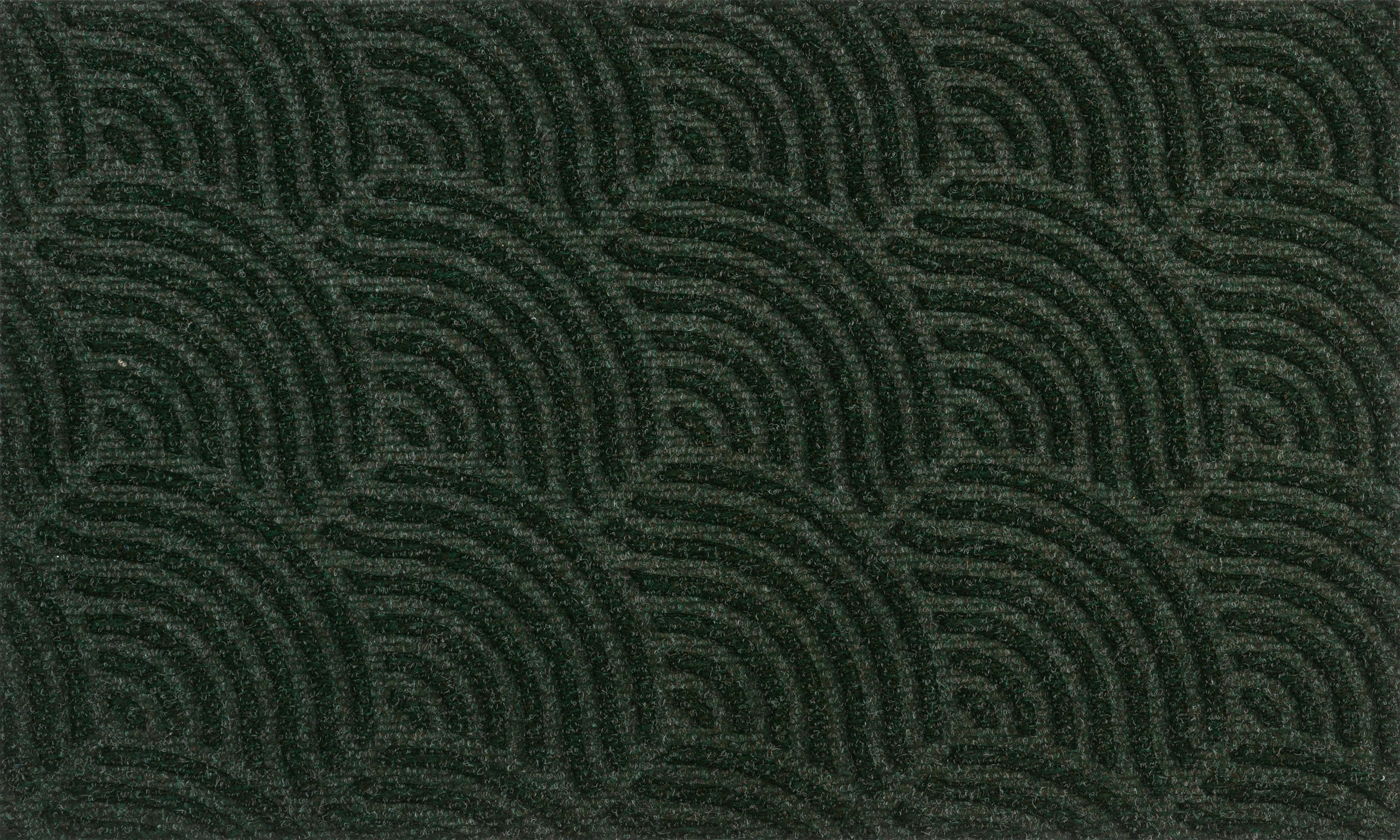 FUßMATTE 45/75 cm Waves midnigth  - Grün, KONVENTIONELL, Kunststoff/Textil (45/75cm) - wash+dry