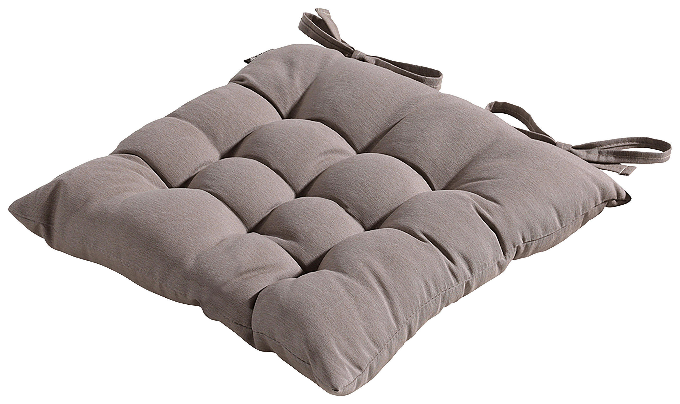 SITZKISSEN 46/46/6 cm    - Naturfarben, Basics, Textil (46/46/6cm)