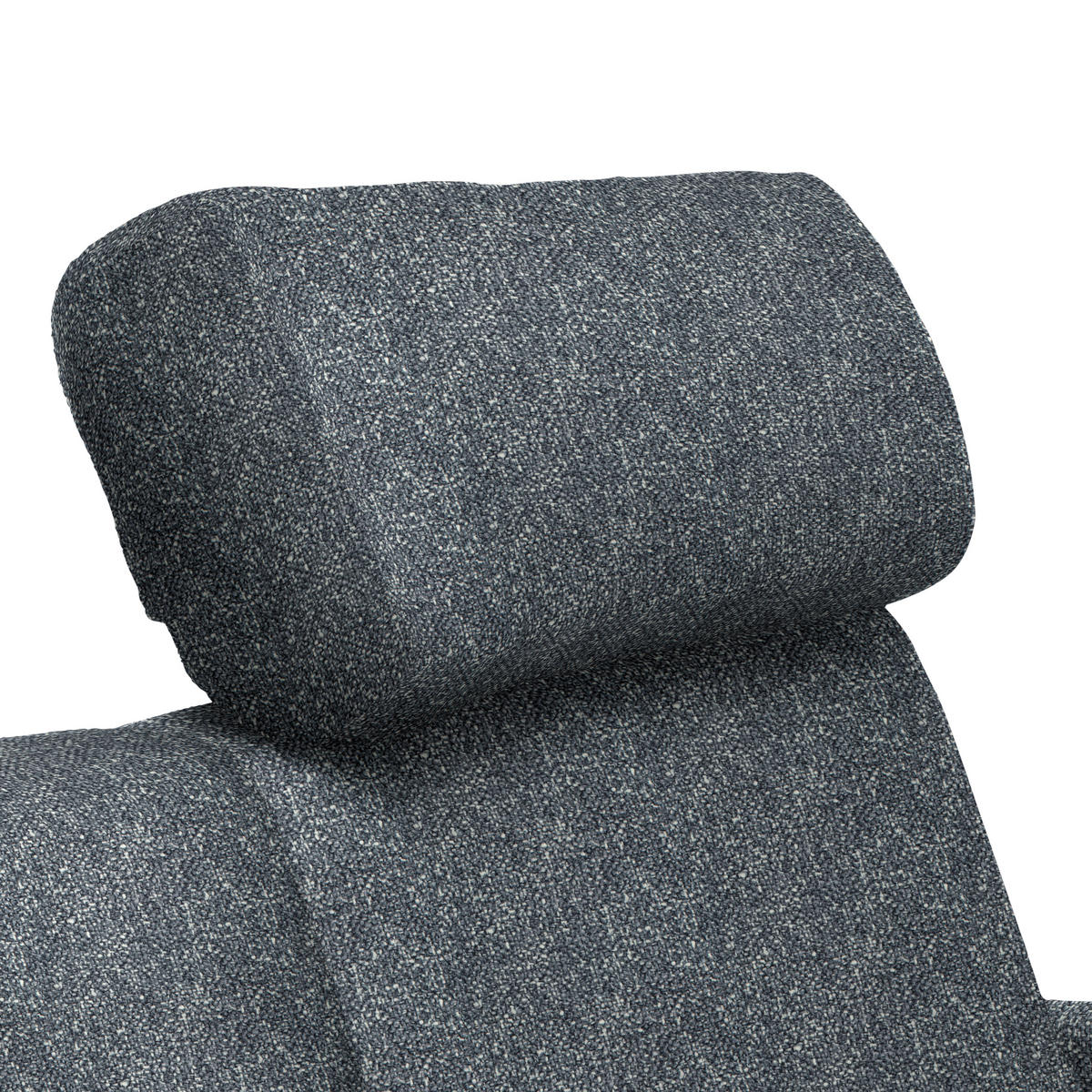 3-SITZER-SOFA Struktur Dunkelgrau  - Dunkelgrau/Schwarz, Design, Holz/Textil (196/85-104/95cm) - Novel