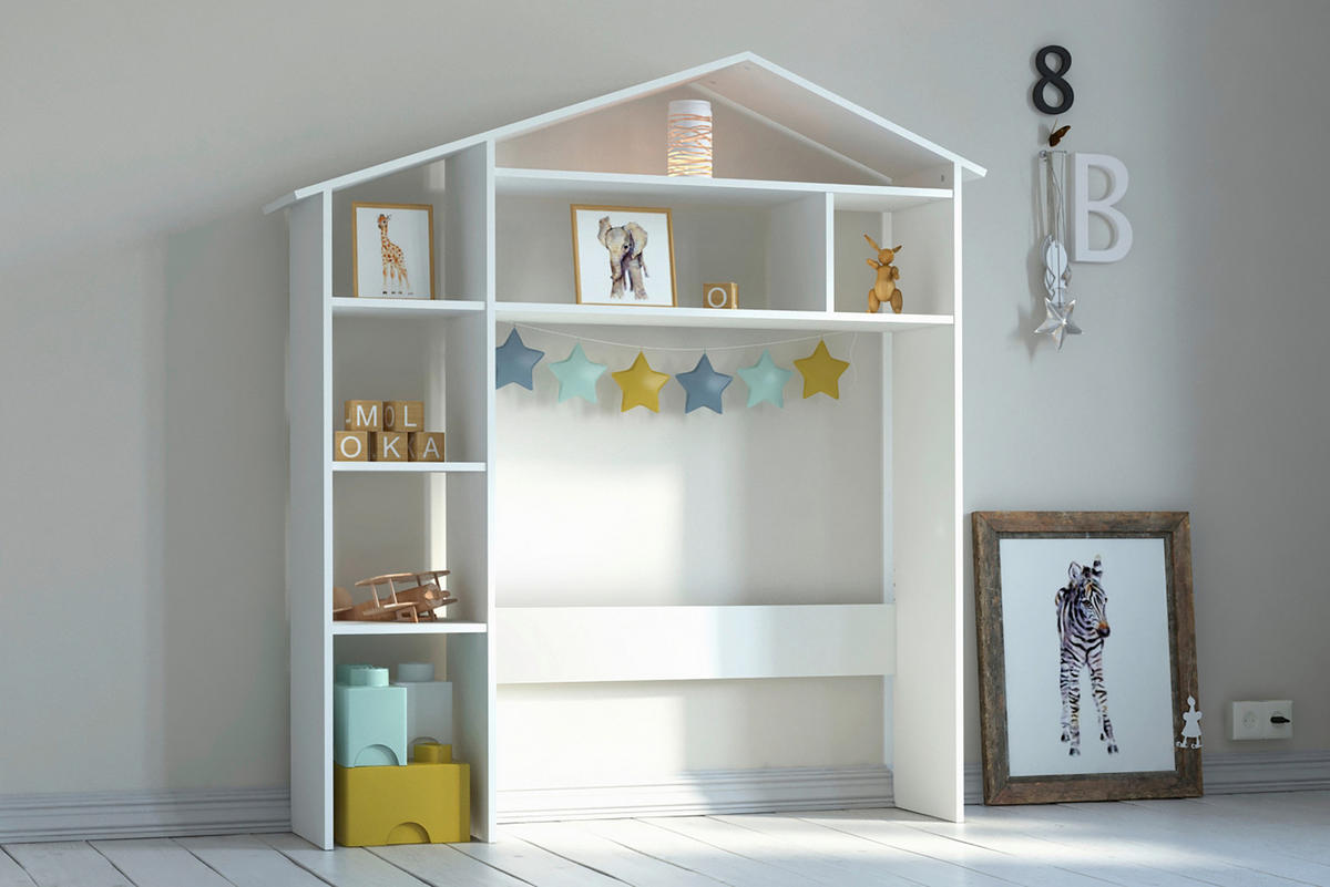 ÜBERBAUREGAL - Weiß, Design, Holz/Holzwerkstoff (148/155/31cm) - Livetastic