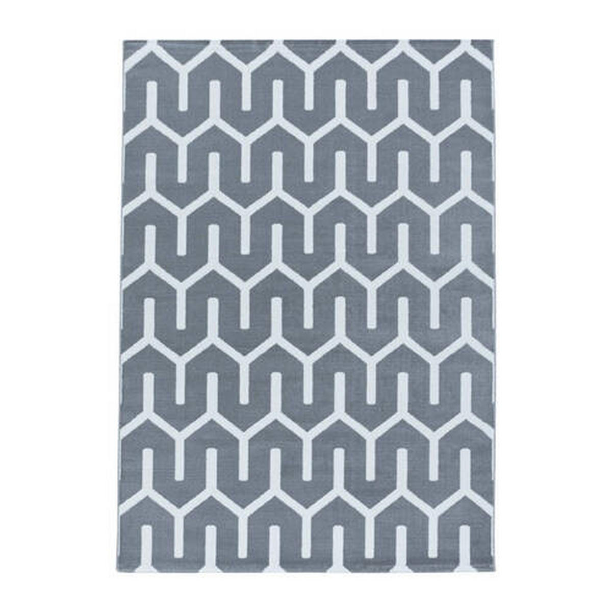 VÄVD MATTA 240/340 cm Costa 3524 Grey  - grå, Design, textil (240/340cm)