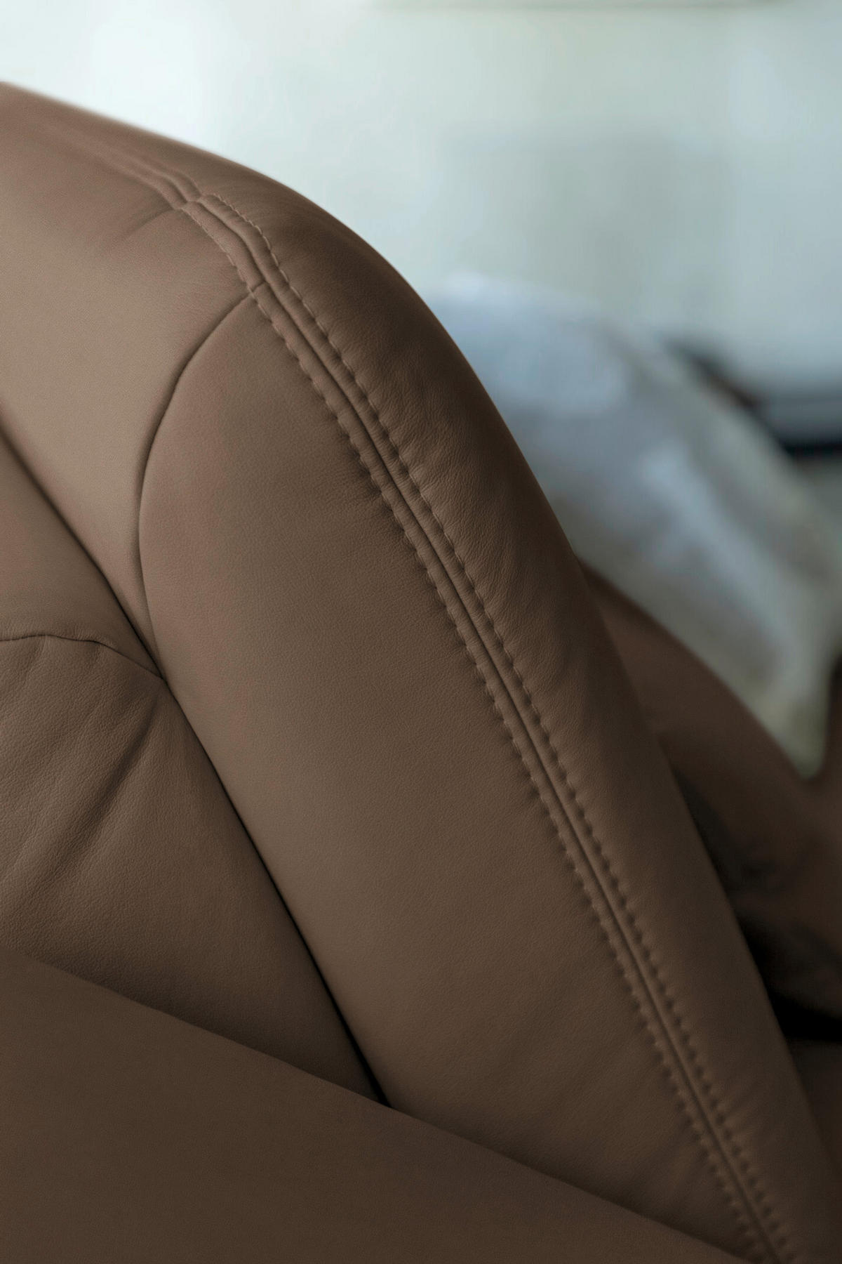 ECKSOFA Echtleder Braun  - Schwarz/Braun, Konventionell, Leder/Metall (301/180cm) - Joop!