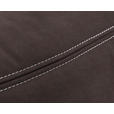 POLSTERBETT Matratze, Lattenrost, Topper Mokka 180/200 cm  - Schwarz/Mokka, KONVENTIONELL, Leder/Holz (180/200cm) - Novel