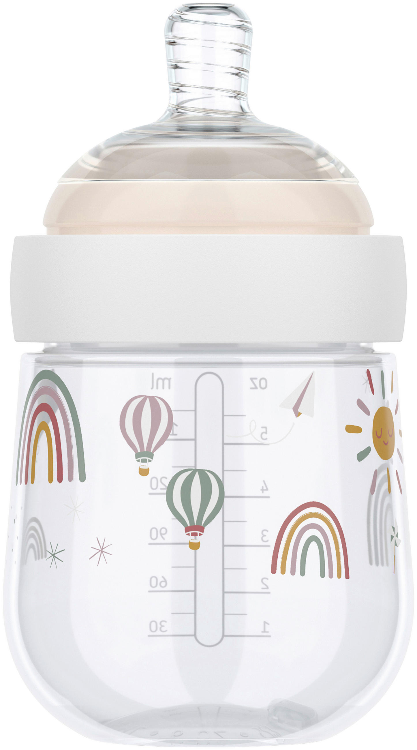 BABYFLASCHE  - Multicolor, Basics, Kunststoff (7cm) - Mepal