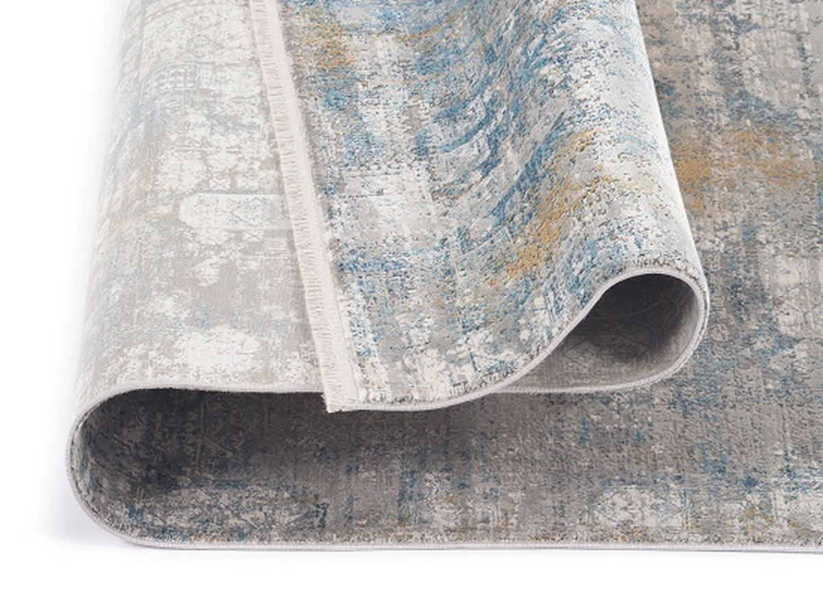 WEBTEPPICH 240/340 cm Sinfonia Blau, Grau  - Blau/Grau, Design, Textil (240/340cm) - Musterring