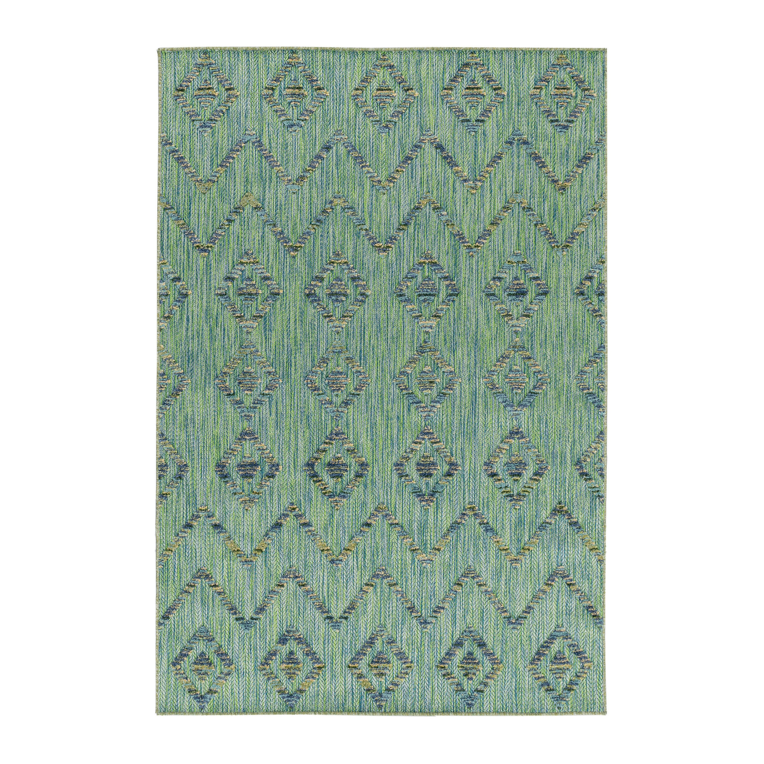 LÄUFER 80/250 cm Bahama Grün  - Grün, Design, Textil (80/250cm) - Novel
