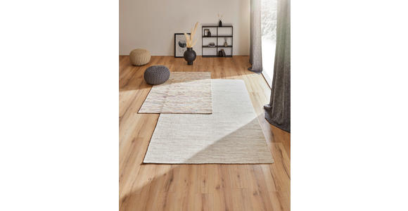 HANDWEBTEPPICH 120/180 cm Beige  - Beige, Natur, Textil (120/180cm) - Linea Natura