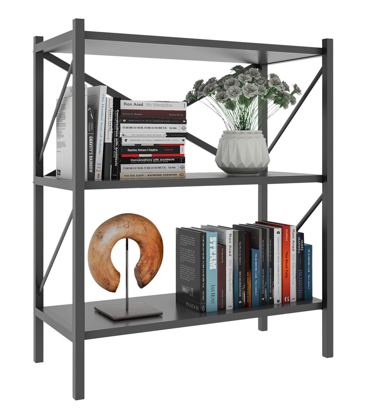 REGAL  66/85/34 cm Anthrazit  - Anthrazit, Modern, Holzwerkstoff (66/85/34cm) - MID.YOU