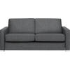 SCHLAFSOFA in Grau  - Chromfarben/Grau, Konventionell, Metall (188/86/97cm) - Novel