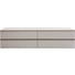 LOWBOARD Hochglanz, lackiert, matt Weiß - Schwarz/Weiß, Design (195/54/56,5cm) - Dieter Knoll