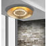 LED-DECKENLEUCHTE - Goldfarben, MODERN, Metall (35/9cm)