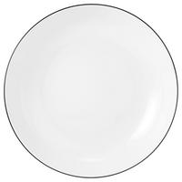 MÉLYTÁNYÉR 21 cm  - fekete/fehér, Lifestyle, kerámia (21cm) - Seltmann Weiden