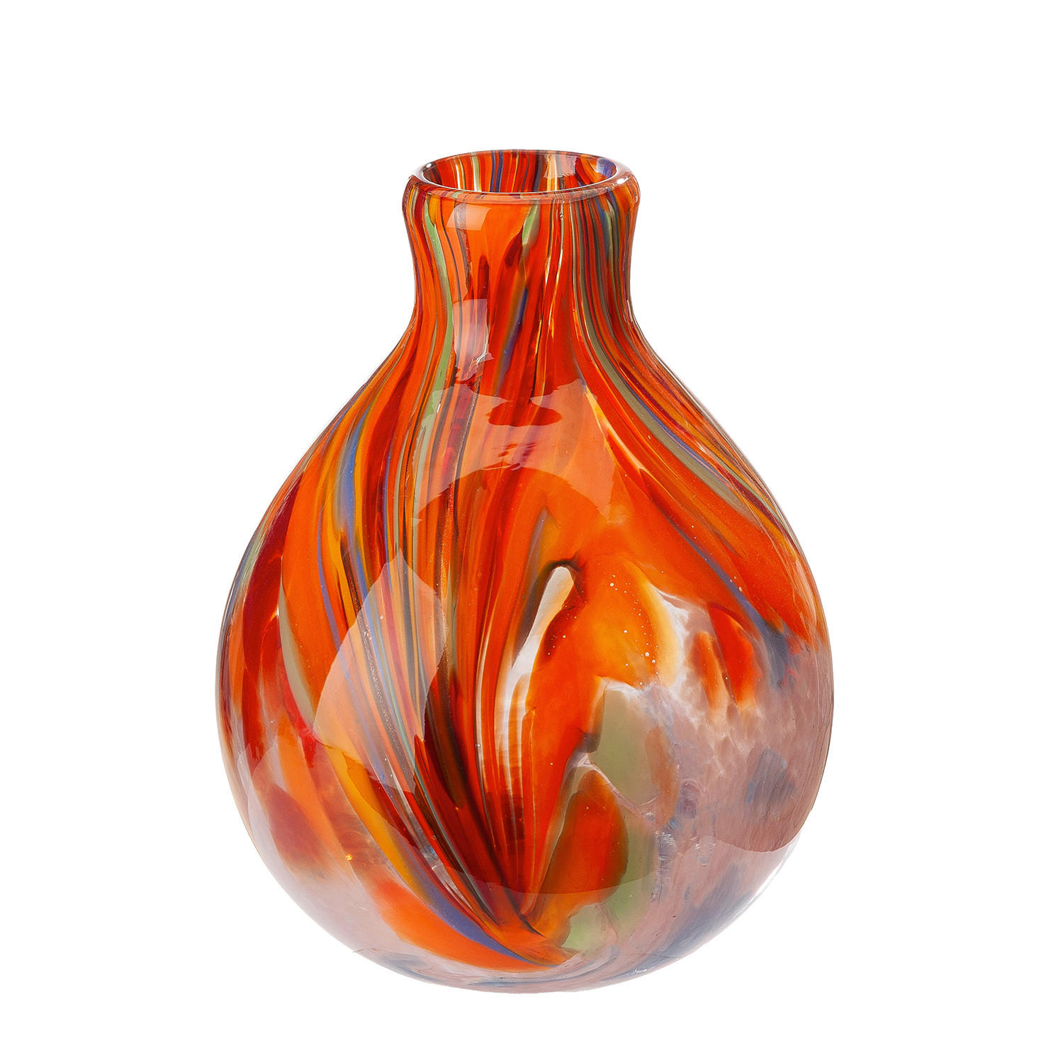 DEKOVASE  - Rot, Basics, Glas (18/24cm)