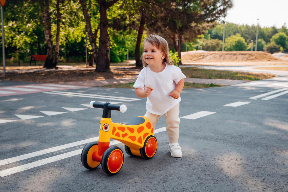RUTSCHFAHRZEUG Sammy   - Gelb/Orange, Basics, Kunststoff (50/24.5cm) - Lionelo