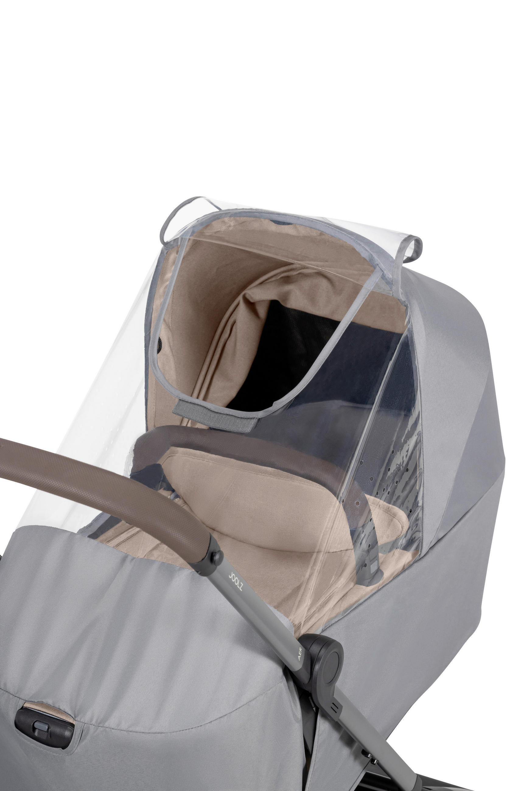 ZAŠTITA OD KIŠE Aer2 - svijetlo siva, Basics, plastika (0,4kg) - Joolz