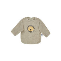 LÄTZCHEN Löwe Leo  - Mintgrau, Basics, Textil (50/73/0,5cm) - Sterntaler