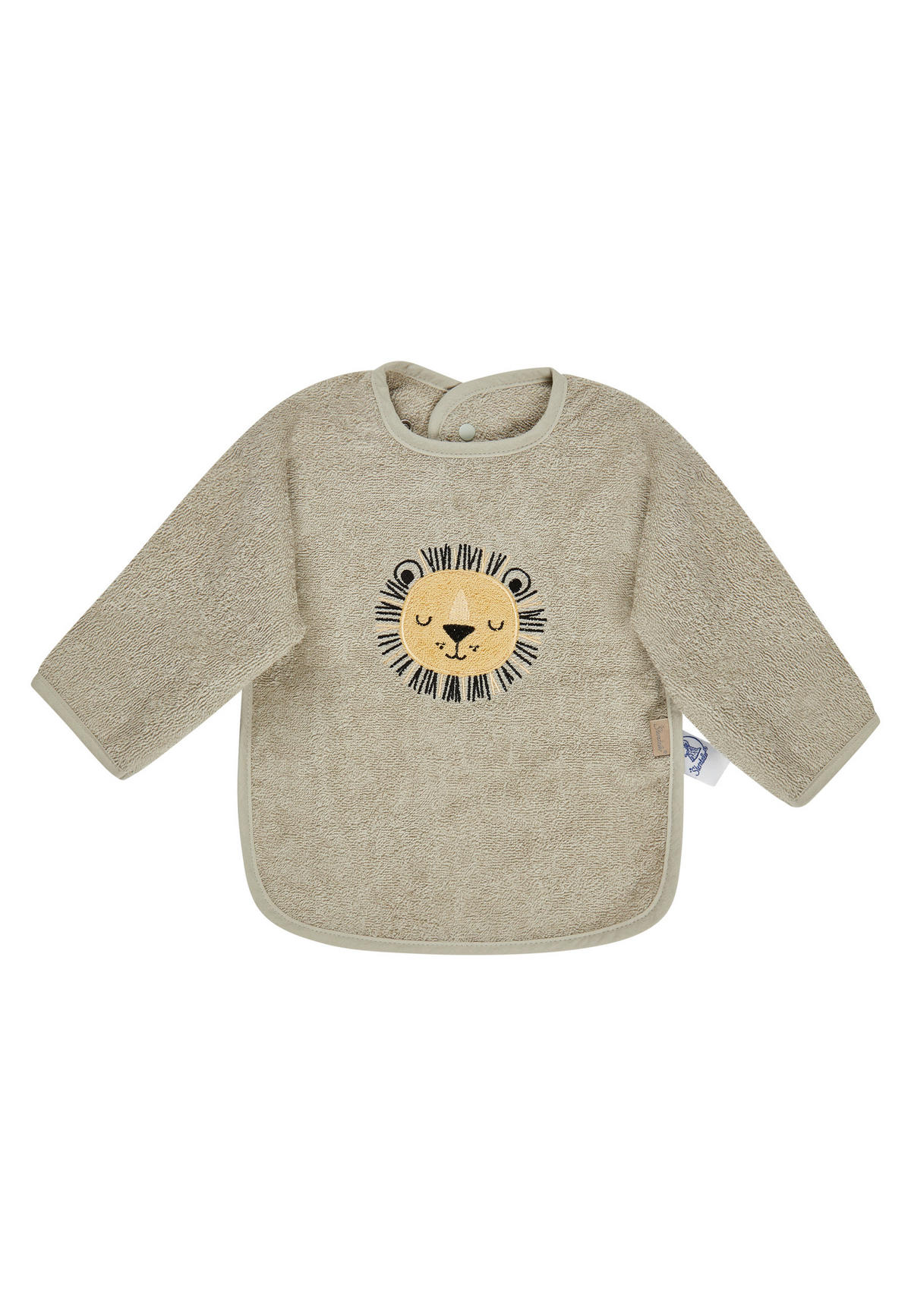 LÄTZCHEN Löwe Leo  - Mintgrau, Basics, Textil (50/73/0,5cm) - Sterntaler