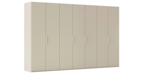 DREHTÜRENSCHRANK 350/223/61 cm,  in Champagner, 7-türig  - Champagner, Basics, Holzwerkstoff/Metall (350/223/61cm) - Novel