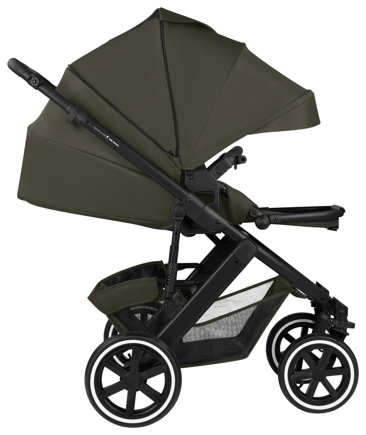 KINDERWAGEN  Salsa 5 Air  Canteen  - Graubraun, Basics (63/118/95.5cm) - ABC Design