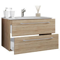 WASCHTISCHKOMBI 61 cm  - Alufarben/Weiß, MODERN, Keramik/Holzwerkstoff (61cm) - MID.YOU