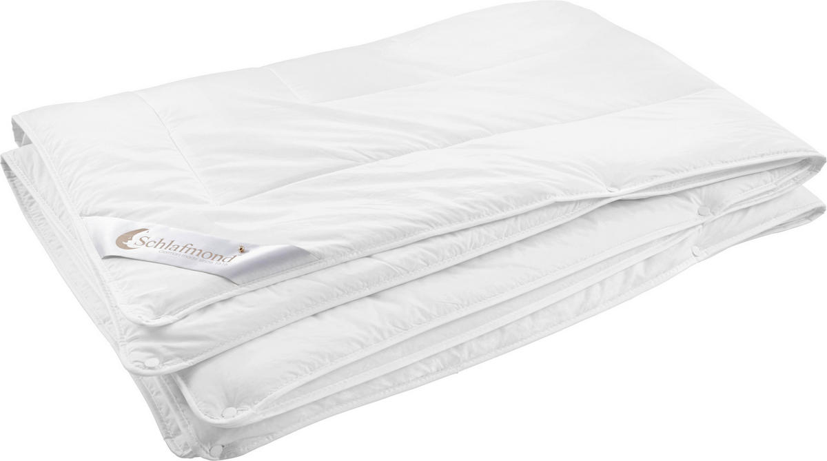 GANZJAHRESDECKE DUETT 140/200 cm  - Champagner, Basics, Naturmaterialien/Textil (140/200cm) - Schlafmond