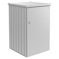 MÜLLTONNENBOX 80/129/88 cm  - Silberfarben, Basics, Metall (80/129/88cm) - Biohort