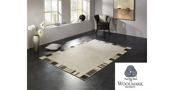 WEBTEPPICH 120/170 cm Naturfarben  - Naturfarben, Basics, Textil (120/170cm) - Novel