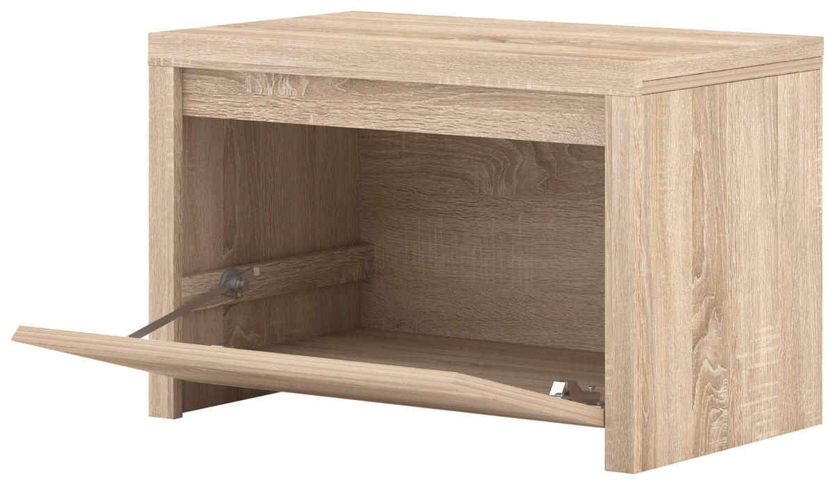 BANCĂ DEPOZITARE PANTOFI 66/40/40,2 cm  - stejar Sonoma, Design, material pe bază de lemn (66/40/40,2cm) - MID.YOU