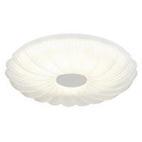 LED-DECKENLEUCHTE 38/7 cm   - Opal/Weiß, KONVENTIONELL, Kunststoff/Metall (38/7cm) - Globo