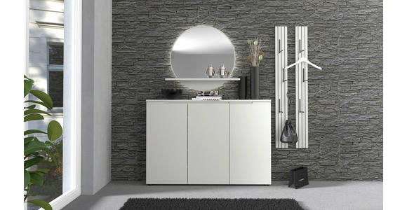 WANDSPIEGEL  - Grau, Design, Glas/Holzwerkstoff (88/80/18cm) - Xora