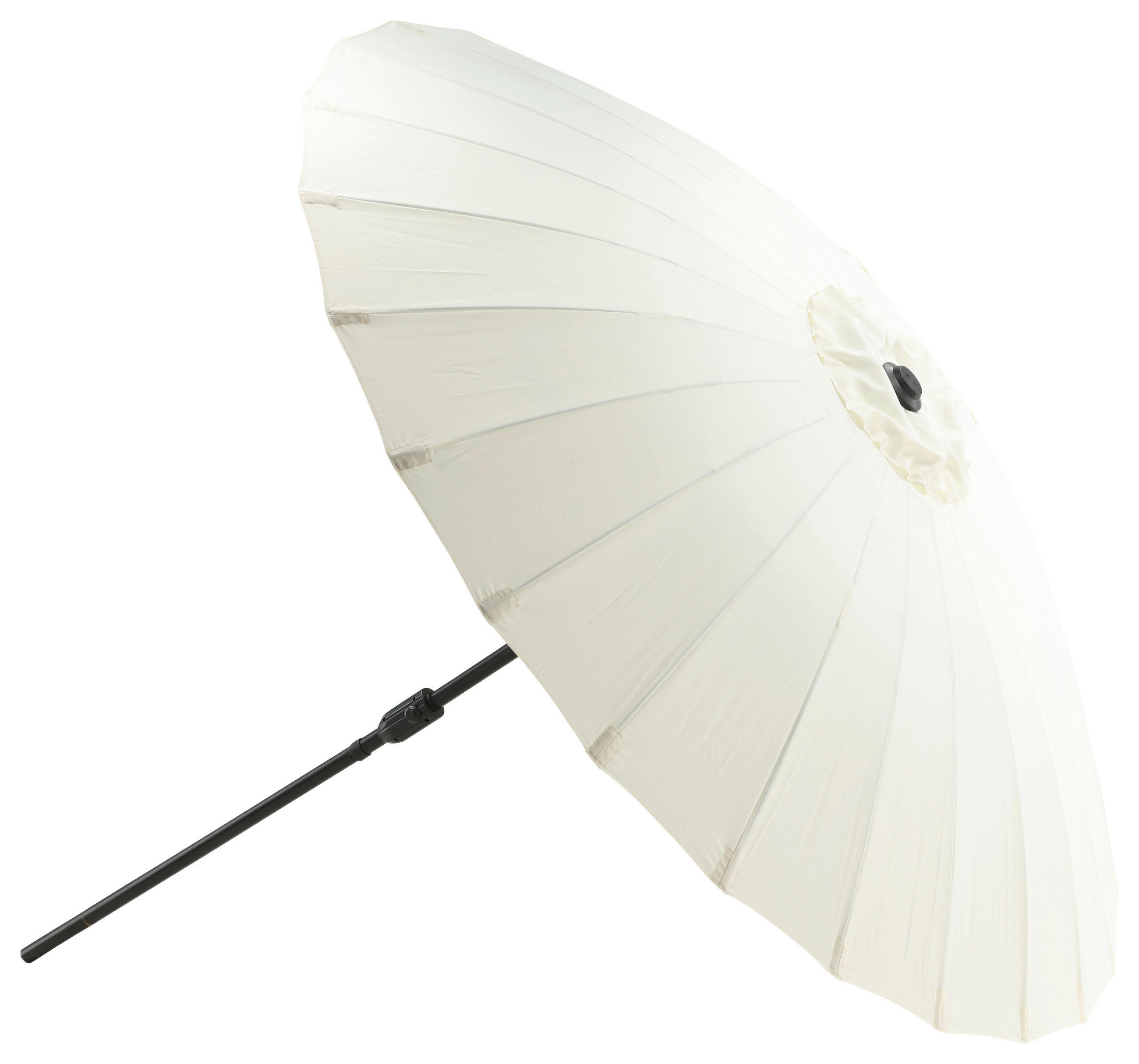 SONNENSCHIRM  270/270 cm  - Weiß, KONVENTIONELL (270/270cm) - Gardenson