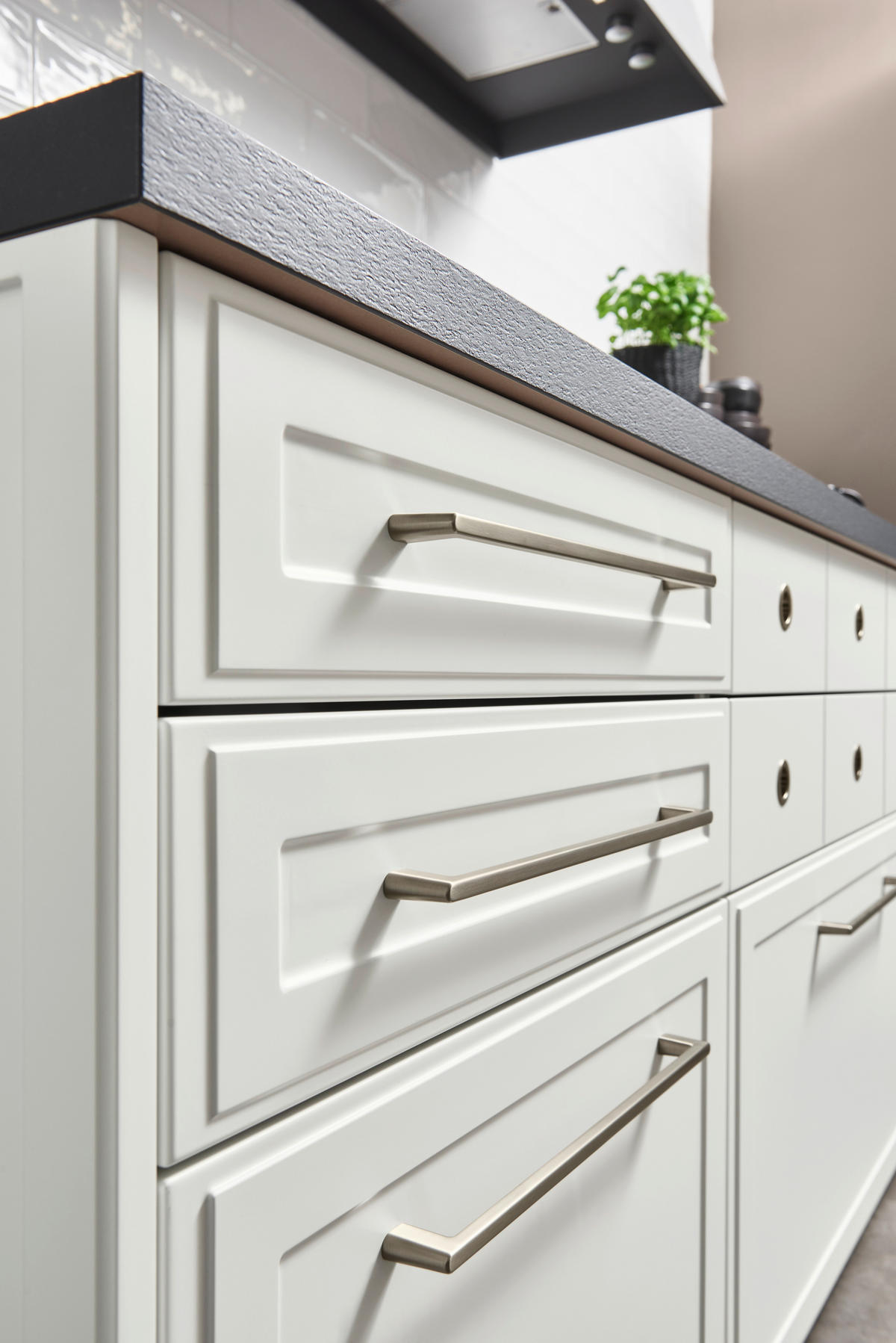 EINBAUKÜCHE TORINO LACK  - Weiß, Design, Holzwerkstoff - Nolte Küchen