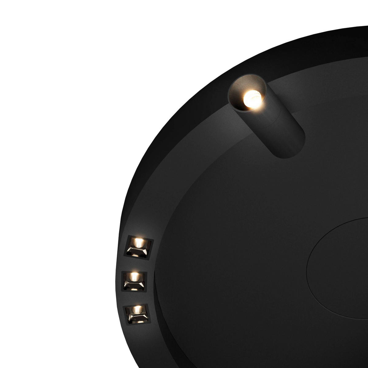 DECKENLEUCHTE  60/20 cm    - Schwarz, Design, Metall (60/20cm) - Eglo