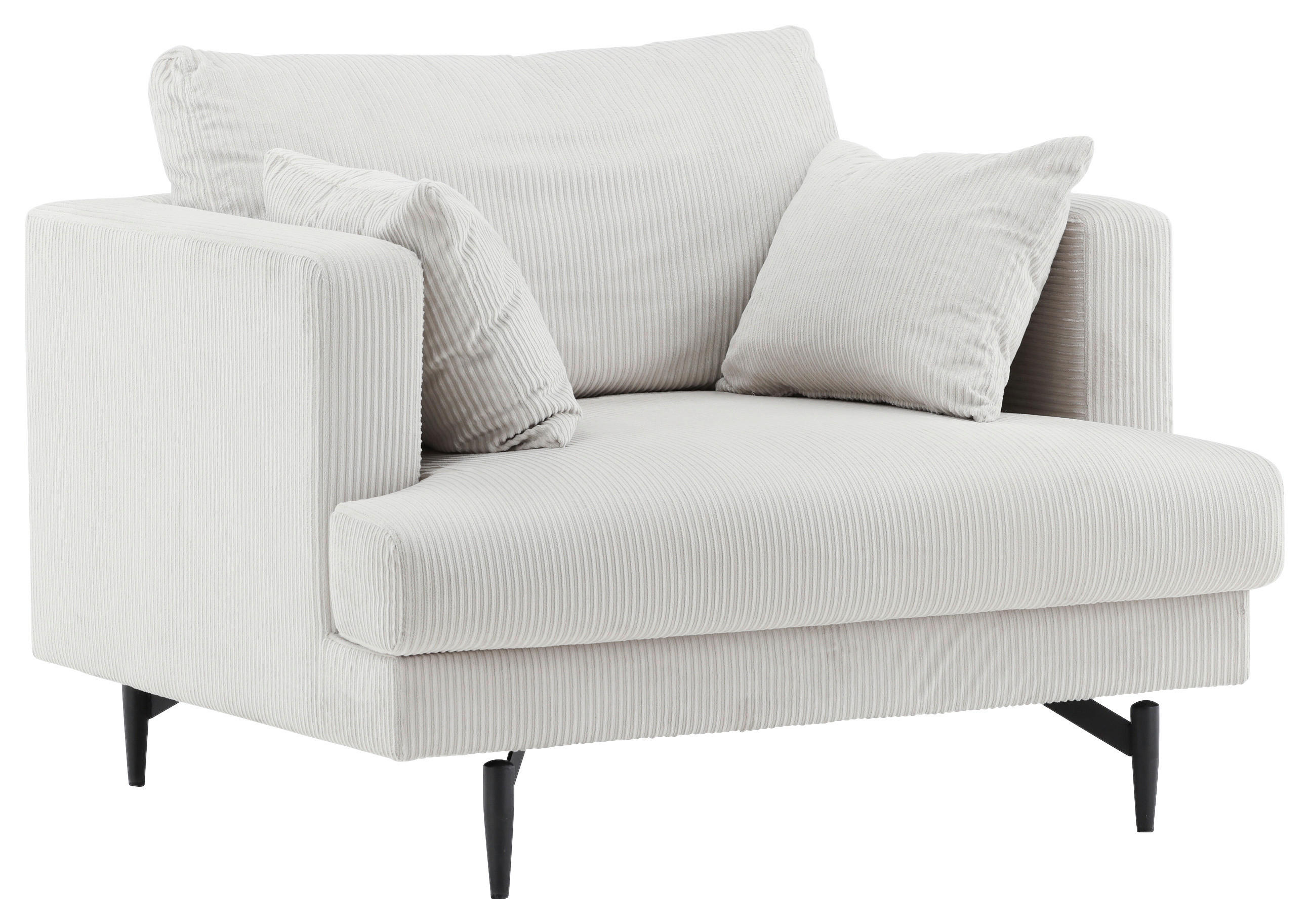 SESSEL in Beige  - Beige, Design, Textil/Metall (104/82/92cm) - Livetastic