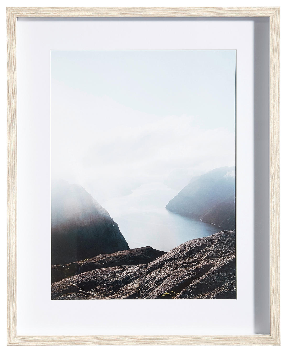 BILDERRAHMEN 42/52/3 cm  - Eichefarben, Basics, Glas/Holz (42/52/3cm)