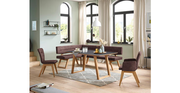 ARMLEHNSTUHL in Holz, Textil Braun - Braun, KONVENTIONELL, Holz/Textil (57/91/66cm) - Dieter Knoll