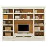 WOHNWAND UrbanClass 2-teilig  in Weiß, Currygelb  311/238,5/52-46,5 cm  - Currygelb/Bronzefarben, LIFESTYLE, Holz/Metall (311/238,5/52-46,5cm) - Livetastic