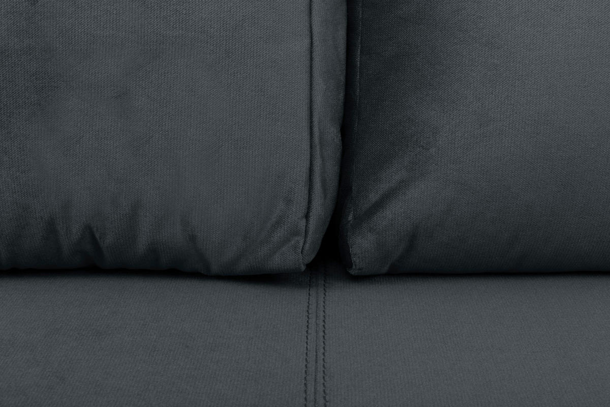 ROZKLADACIA POHOVKA, textil, antracitová - antracitová/strieborná, Konventionell, kov/textil (198/91/106cm) - MID.YOU