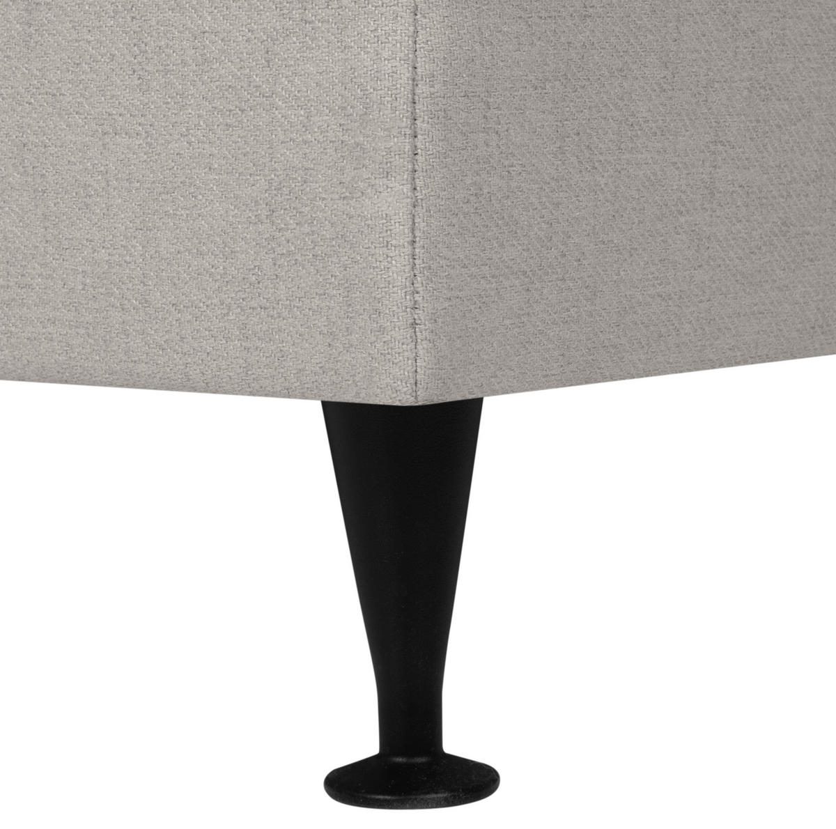 BOXSPRING-ÁGY 140/200 cm  bézs  - bézs/fekete, Modern, textil (140/200cm) - MID.YOU