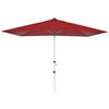 SONNENSCHIRM 300x200 cm Bordeaux  - Bordeaux/Alufarben, KONVENTIONELL, Textil/Metall (300/200cm) - Doppler