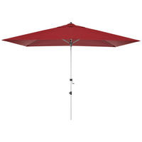 SONNENSCHIRM  300/200 cm  - Bordeaux/Alufarben, KONVENTIONELL, Textil/Metall (300/200cm) - Doppler