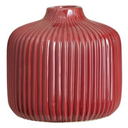 VASE 12,8 cm - Dunkelrosa, Design, Keramik (13/12,8cm) - Ambia Home