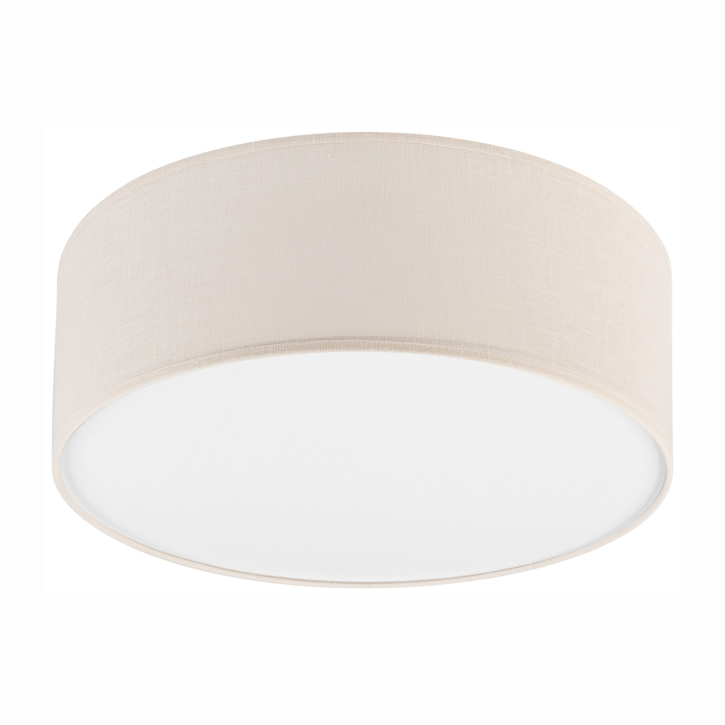 DECKENLEUCHTE Vivian 13/35 cm   - Creme, KONVENTIONELL, Textil (13/35cm)