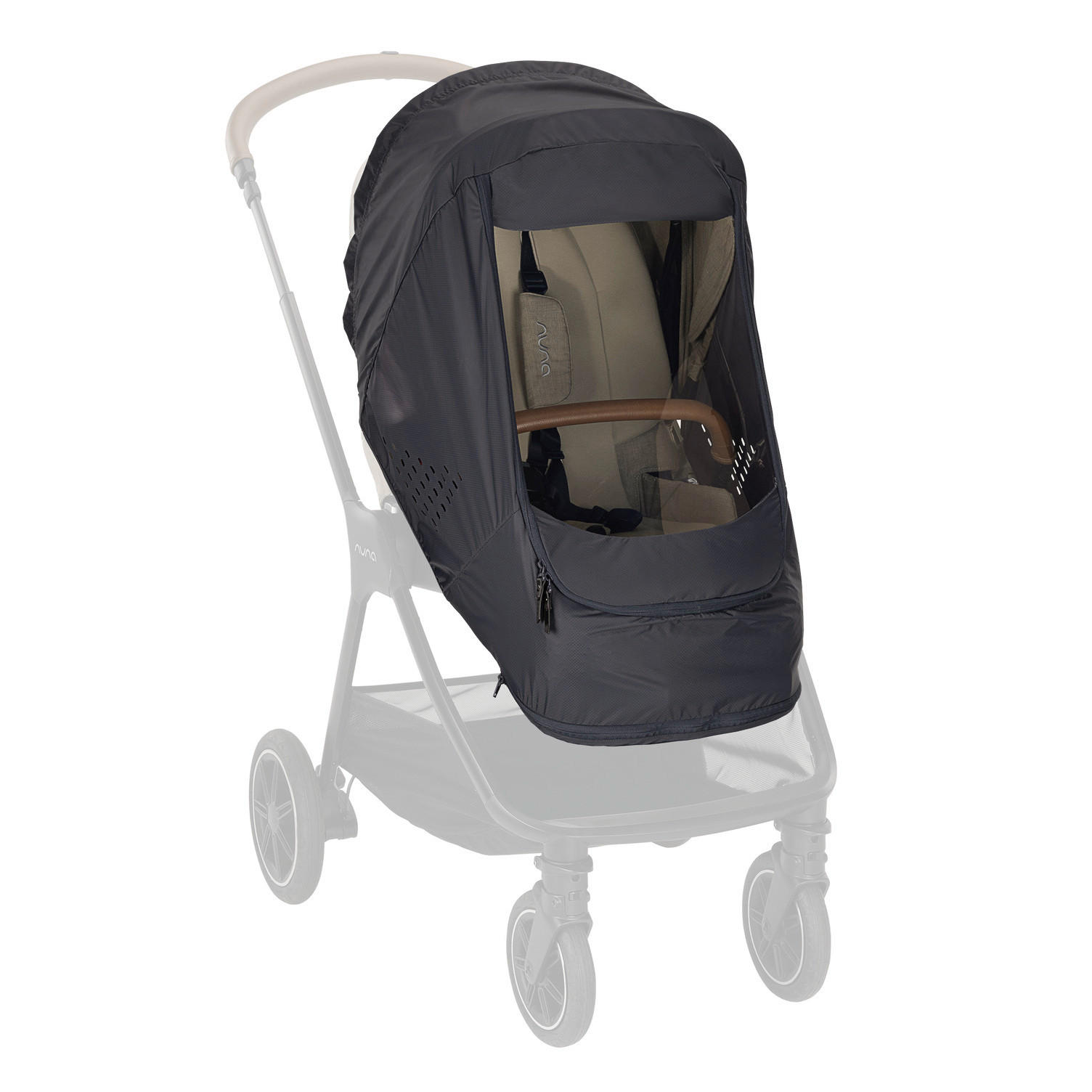 KINDERWAGENVERDECK - Schwarz, Basics, Kunststoff - Nuna